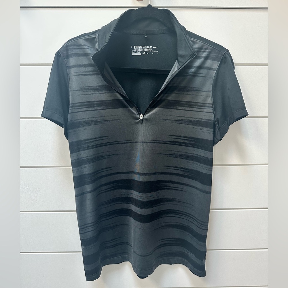 Nike Women's Black performance polo